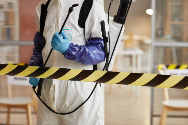 Professional Biohazard Cleanup technician working in New London, MN